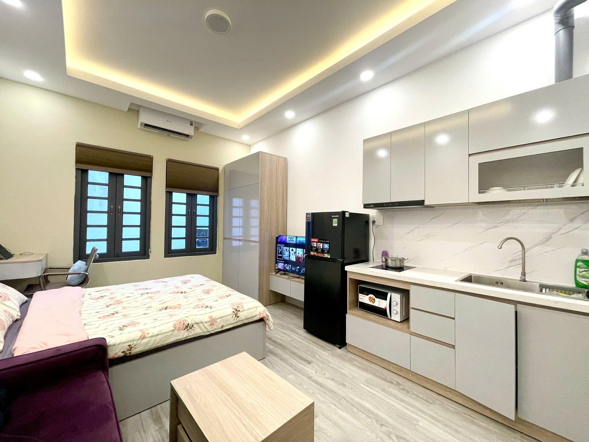 Giường và bếp